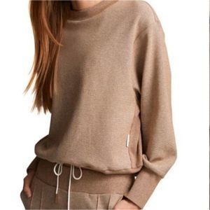 VARLEY Ediith Ribbed Piquet Biscuits Sweatshirt